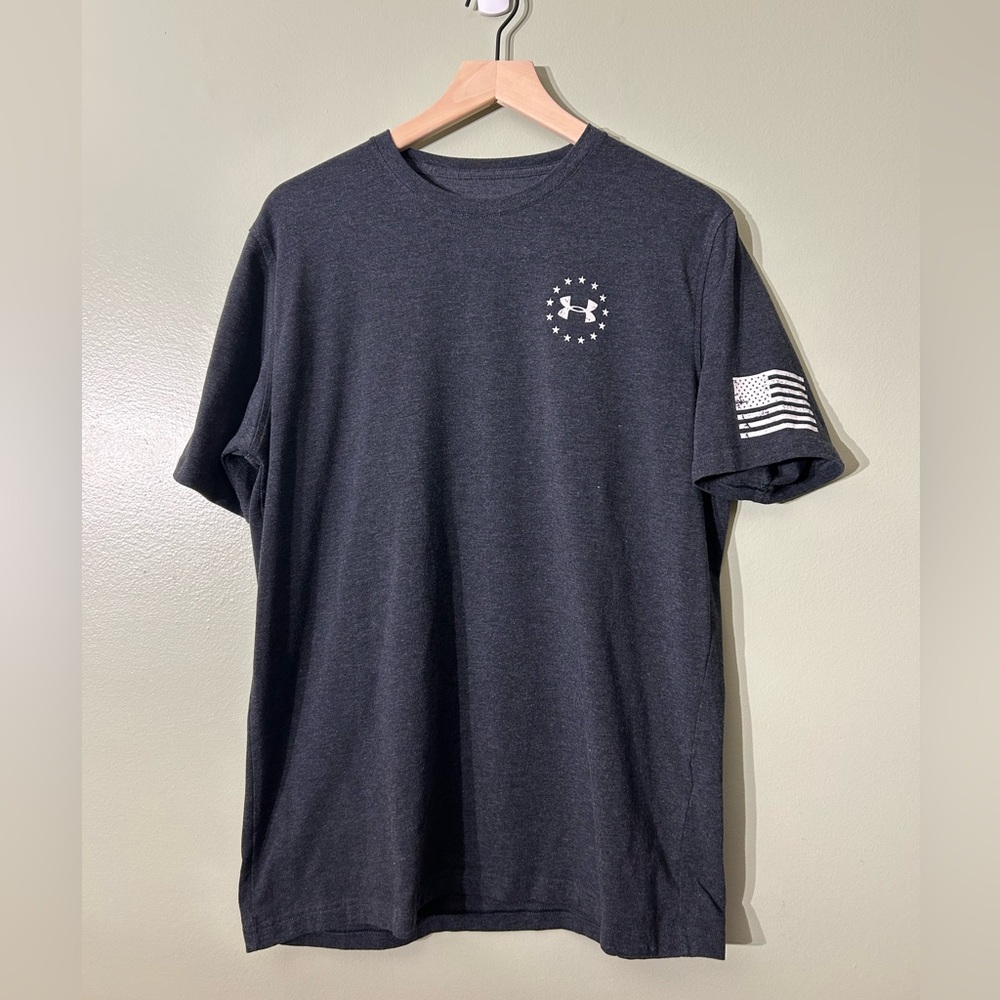Under Armour Men's Dark Gray Wounded Warrior Project Tee